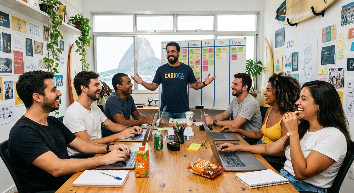 Interface do Kanban da Plataforma Stagency